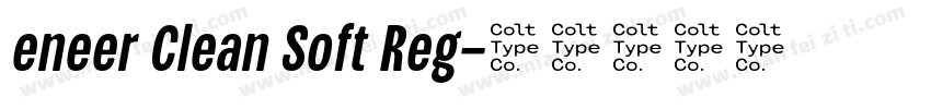 eneer Clean Soft Reg字体转换